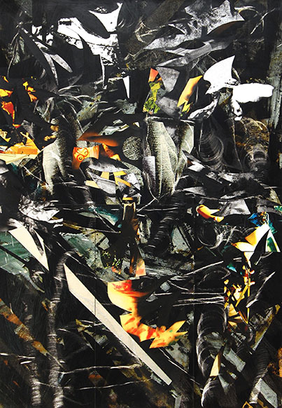 Addiction 8, 2013, 72x50, mixed media on canvas