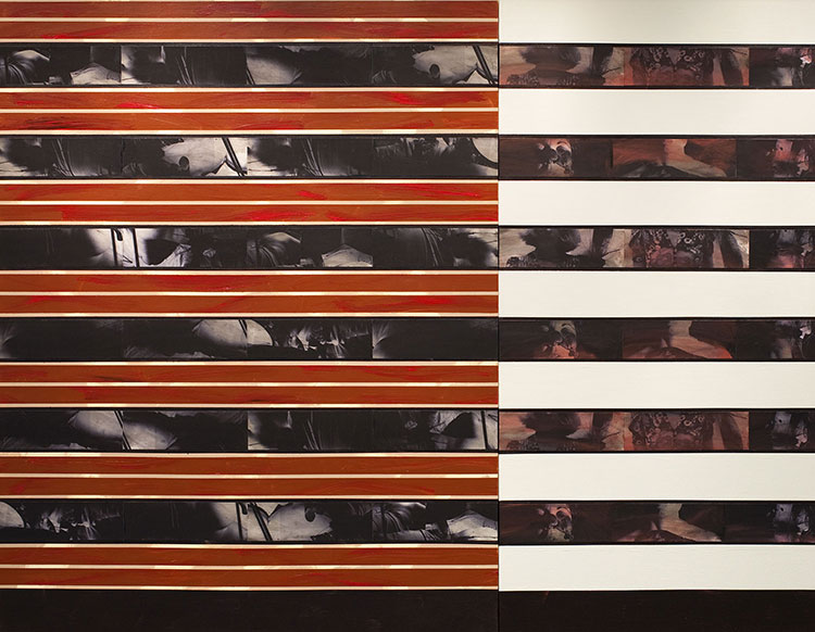 Cinema Verite, 2009, 84x113, mixed media on canvas